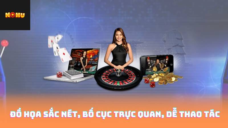 Tải App Nohu90 – Hệ Sinh Thái Giải Trí Đỉnh Cao Trong Tầm Tay 2 Đồ họa sắc nét, bố cục trực quan, dễ thao tác